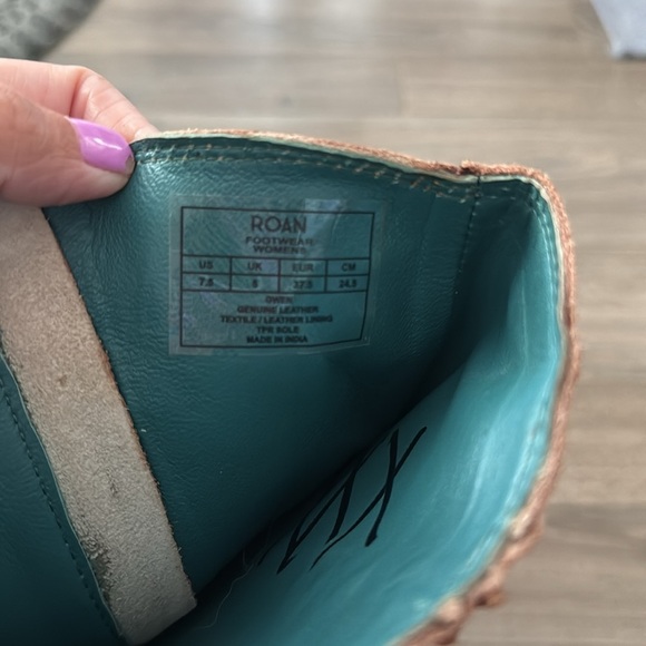 ROAN Womens Gayla Tan Leather Knee-High Tall Riding Boots Shoes NWOT - Picture 4 of 4